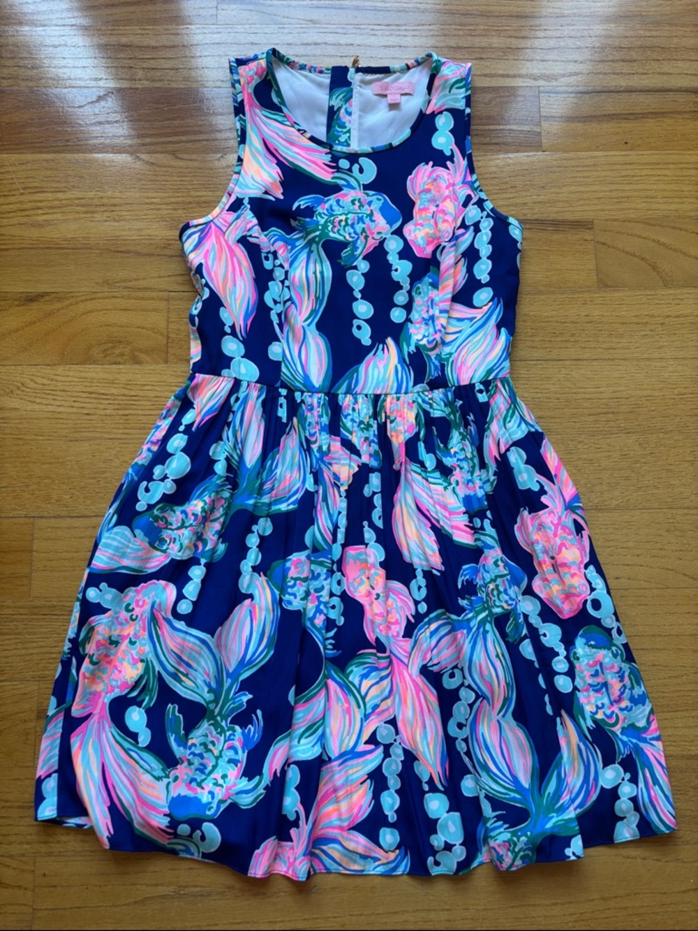 Lilly Pulitzer Kassia Dress Size 0 Tropical Print Sleeveless Dress